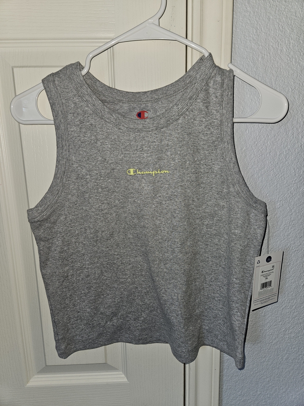 Champion Girls Grey Tank Top, Size XL